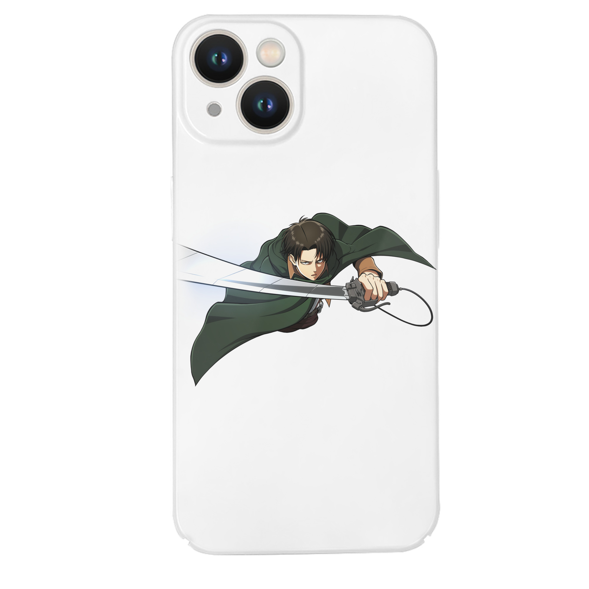 （画像用） 進撃の巨人 リヴァイ·アッカーマン Attack on Titan Levi Ackerman 【iPhone 14シリーズ対応】ハードケース